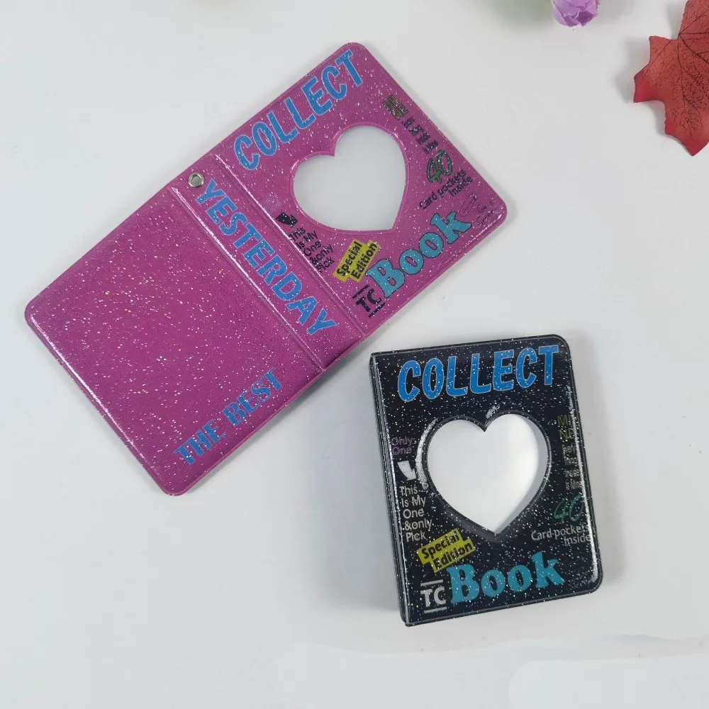 Mini Photo Album 3inch 36 Sheet Love Heart Hollow Insert Pockets Organizer Drop Shipping