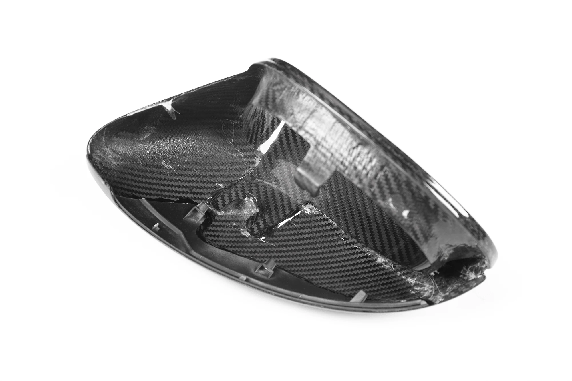 For Porsche Cayenne Rear View Mirror 2023 9Y0.1K13 Bright Light Carbon Fibre Side Rearview Mirror Cover Stickers