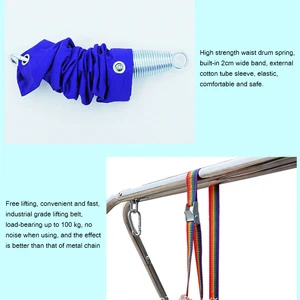 Baby Swing Jumper Pulloper Stuhl, Kinderfitnesssport, sensorisches Training, Sprungsitz, Trainingsspielzeug, Innenräume, Outdoor, hängende Schwung 6 Hauptverkäufe Elektrischer Baby -Swing - №5