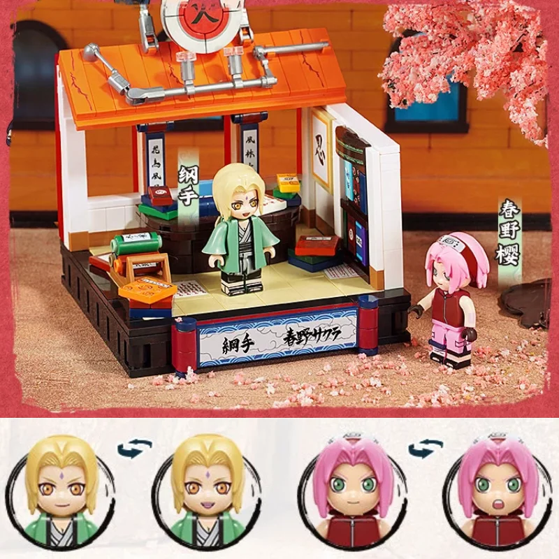 Excellent NARUTO Blocks Naruto And Hinata Wedding Uchiha Brothers Fight Sakura Office Deidara VS Gaara Anime Gifts Perfect Gift