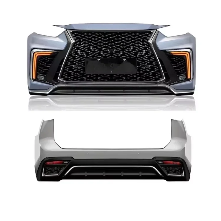 

New Arrival Auto Parts Upgrade Front Rear Bumper Body Kits Fit for toyota highlander 2022