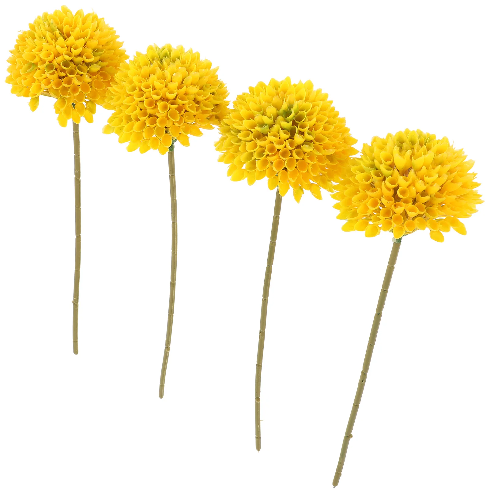 

4 Pcs Fake Flowers Artificial Dandelion Adornment Elegant Rose Vine Faux Mother