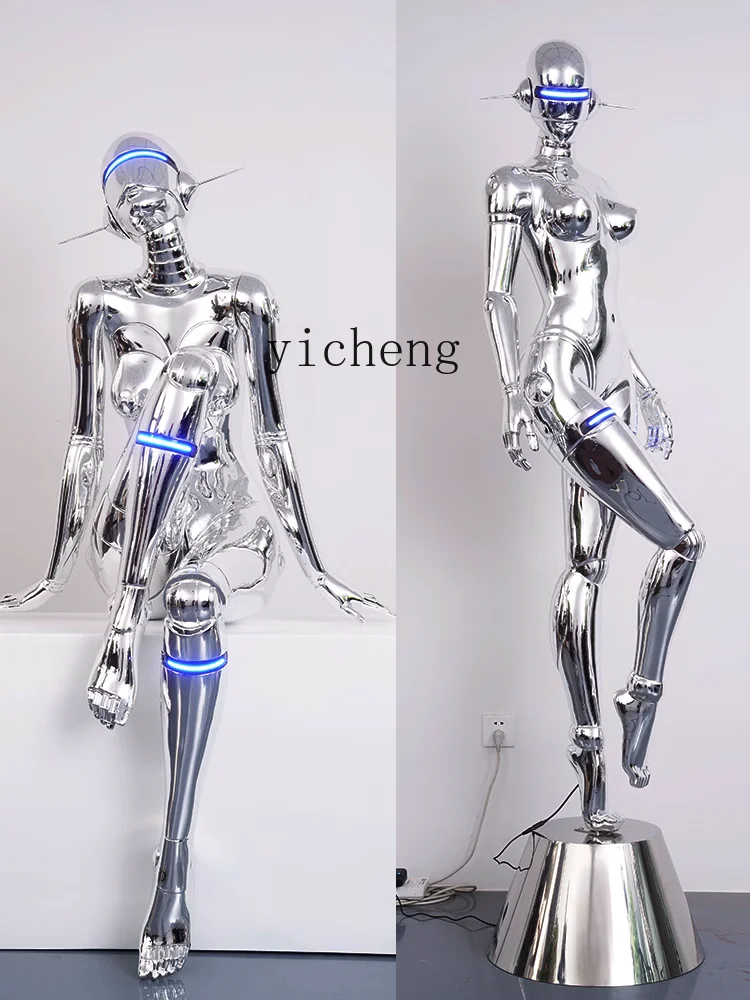

X-27 Empty Mountain Foundation Ornament, Future Machinery Ji Muse Sculpture Art Figure Model Large Floor Decoration