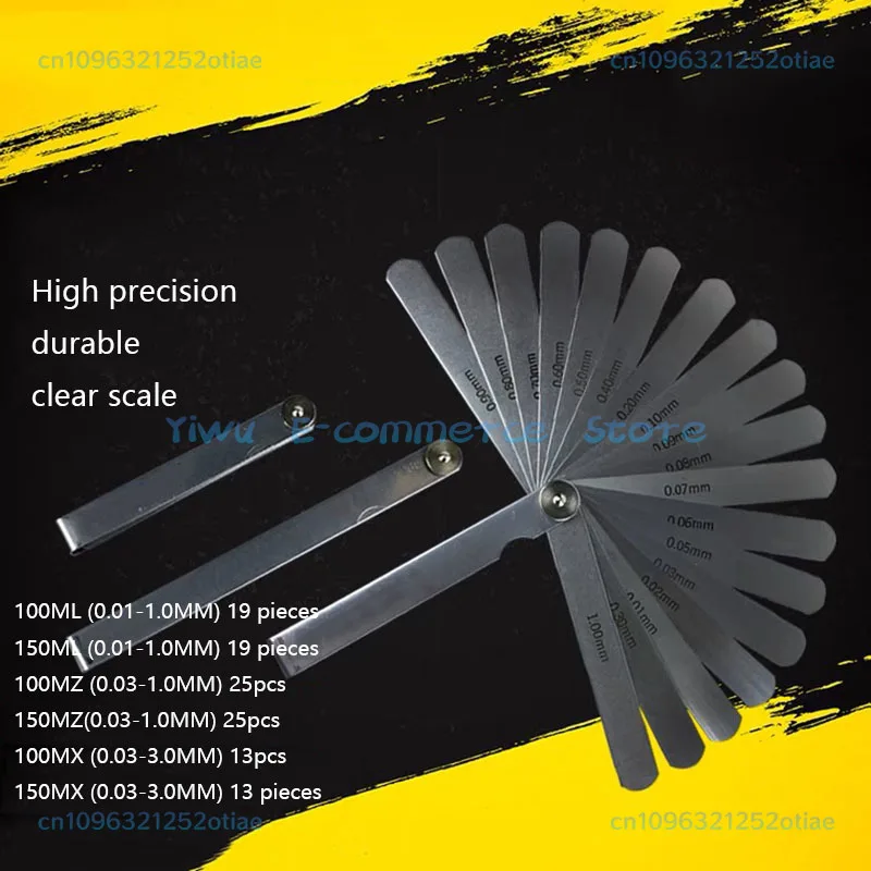 

New 0.01-1MM feeler gauge supertech thickness book gauge 100MLMXMZ150ML plug gauge gap sheet BB