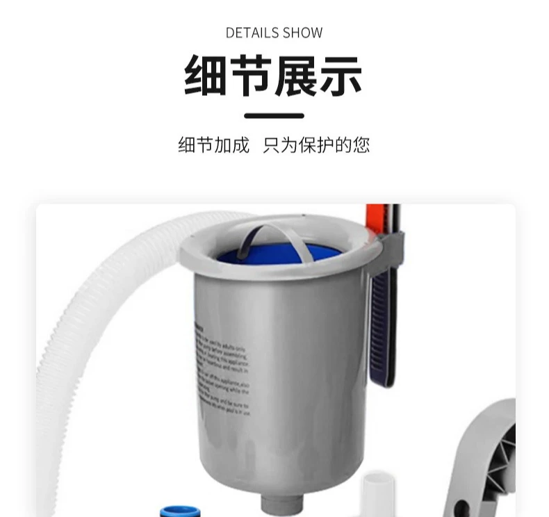 Nozzle fountain vacuum cleaner brushing fish pond and pond accessories - swimming pool surface sewage suction cleaning tool