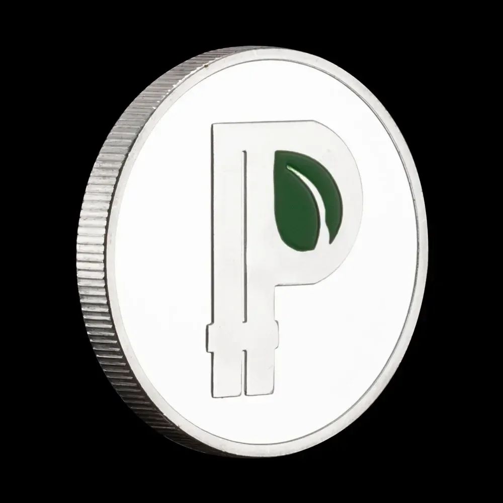 عملة تذكارية مطلية بالفضة من Peercoin، عملة مشفرة، عملات تذكارية مادية