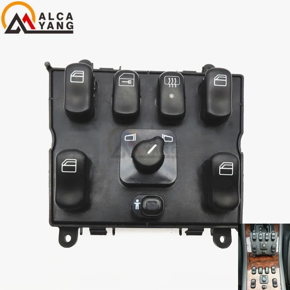 Power Fenster Schalter für Mercedes-Benz ML320 W163 Schalter EINE 1638206610 ,163 820 6610 A1638200910 A1638202410 A1638203010