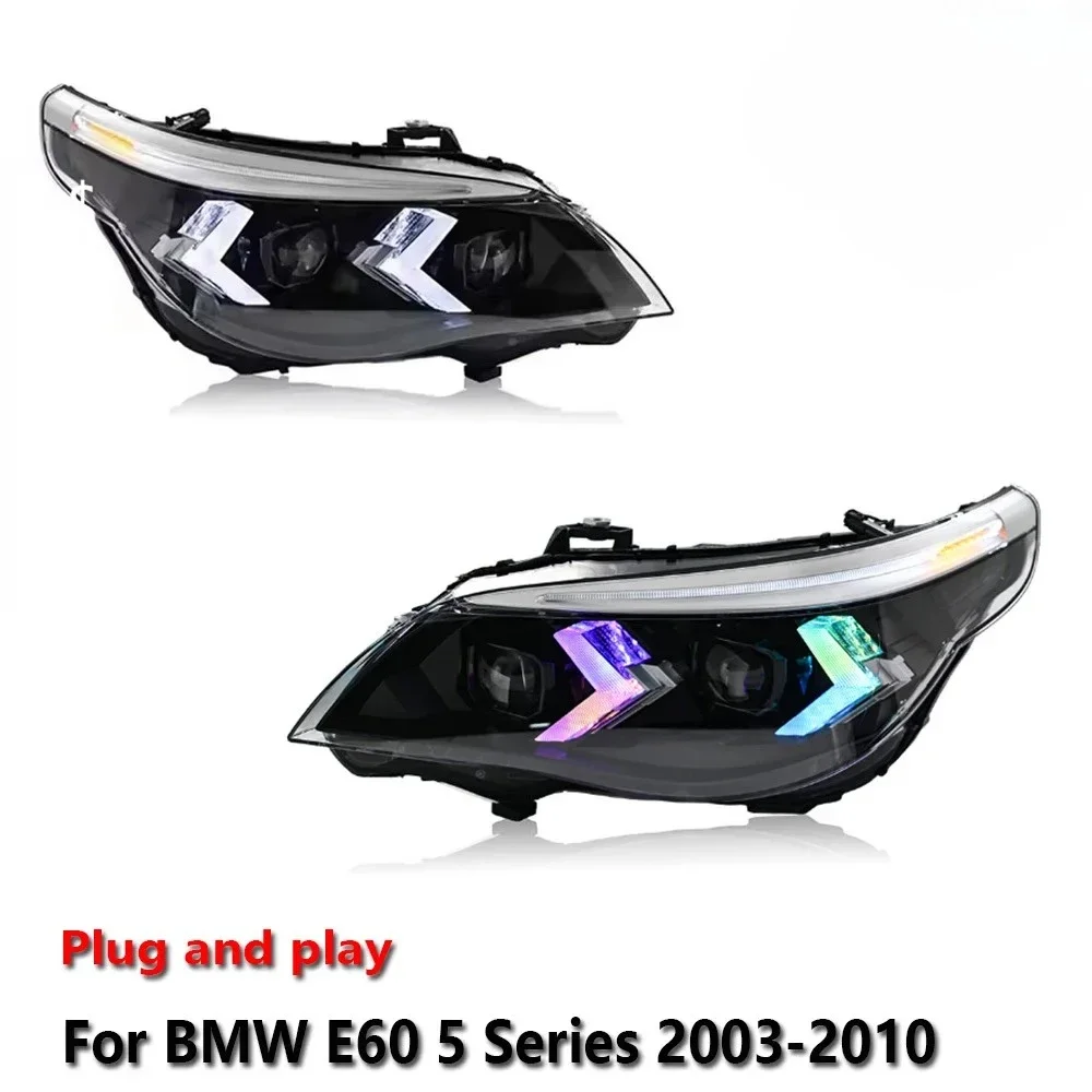 

Car RGB LED Tail Light Assemblies For BMW E60 5 Series 2003-2010 Auto Fog DRL Brake Turn Signal Lamp Plug And Play
