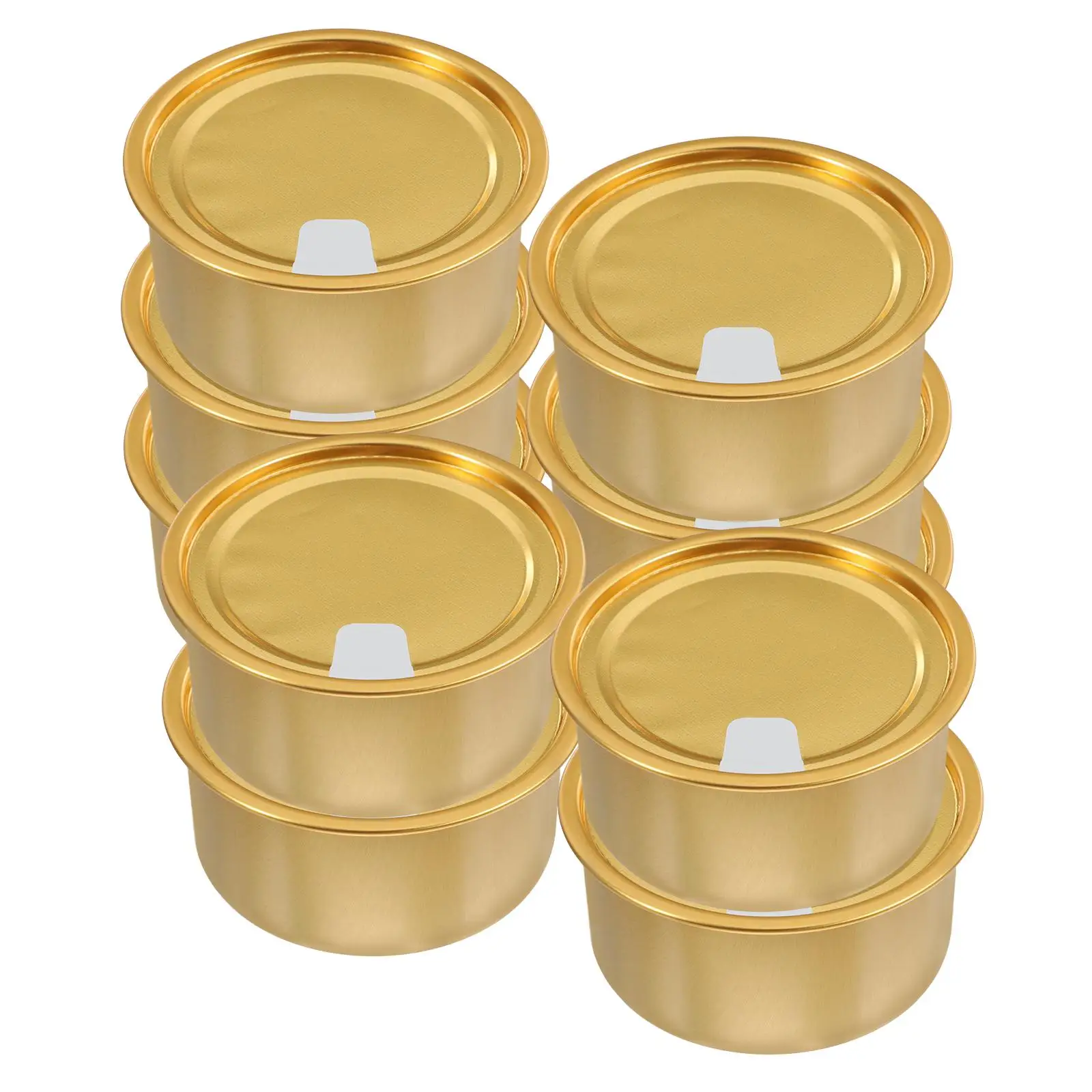

10pcs 180ml Aluminum Cans Empty Tin Sealed Design Food Storage Tea Coffee Snack Cake Pet Kitchen Bar Containers