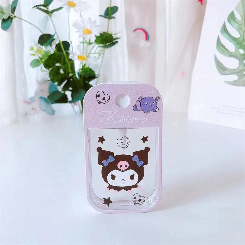 50ml Anime Hello Kitty Sanrio Perfume Spray Bottle Kuromi Cinnamoroll Travel Portable My Melody Cartoon Alcohol Press Bottled