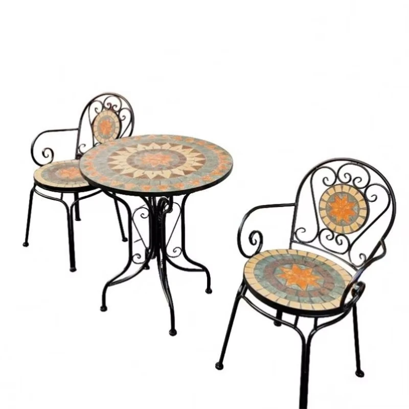 Garden furniture, European outdoor garden furniture, balcony table and chair set