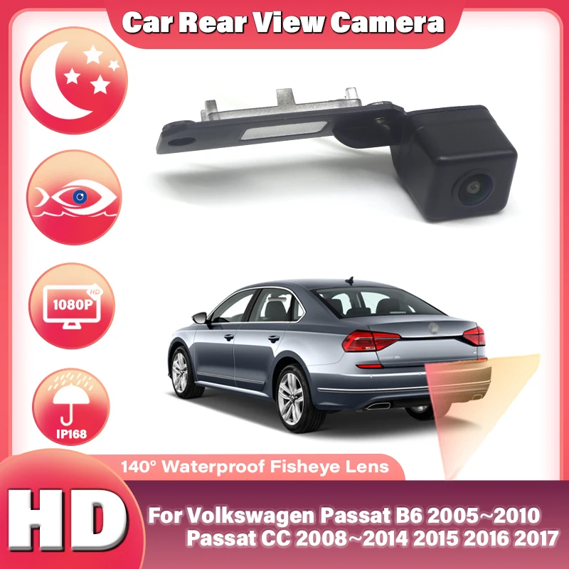 

HD Fisheye Starlight Car Rear View Camera For Volkswagen Passat B6 2005~2010 Passat CC 2008~2017 Car Reverse Parking Accessories