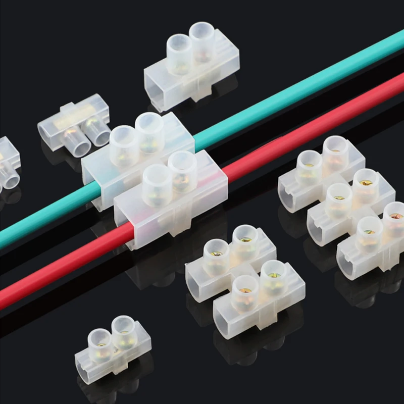 1/3/5pcs Wire Connector Screw Terminal 3A10A 15A 20A 30A Dual Row 12 Positions Barrier Strip Block Terminal Electrical Connector