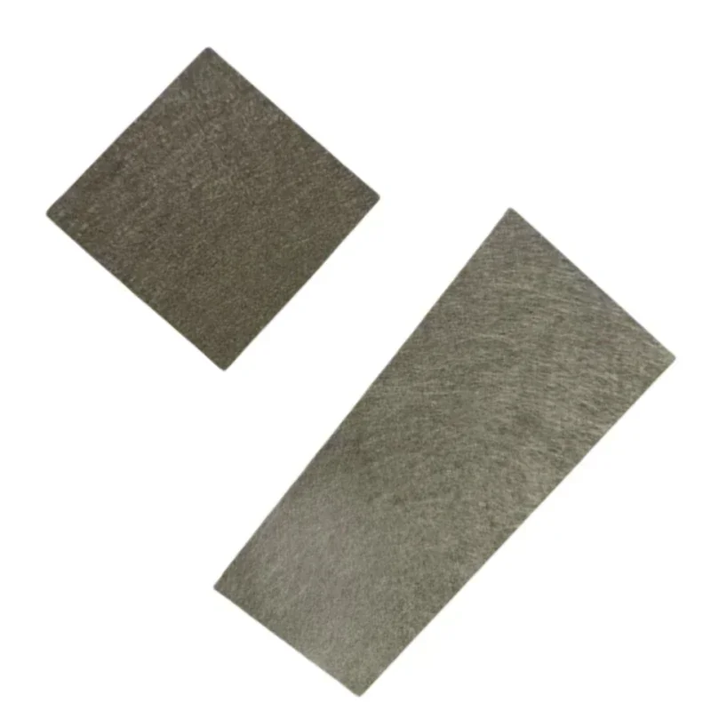 1PC Platinum Plated Titanium Felt 0.5um/1.0um Coating  Electrolytic water/carbon dioxide reduction anode current collector