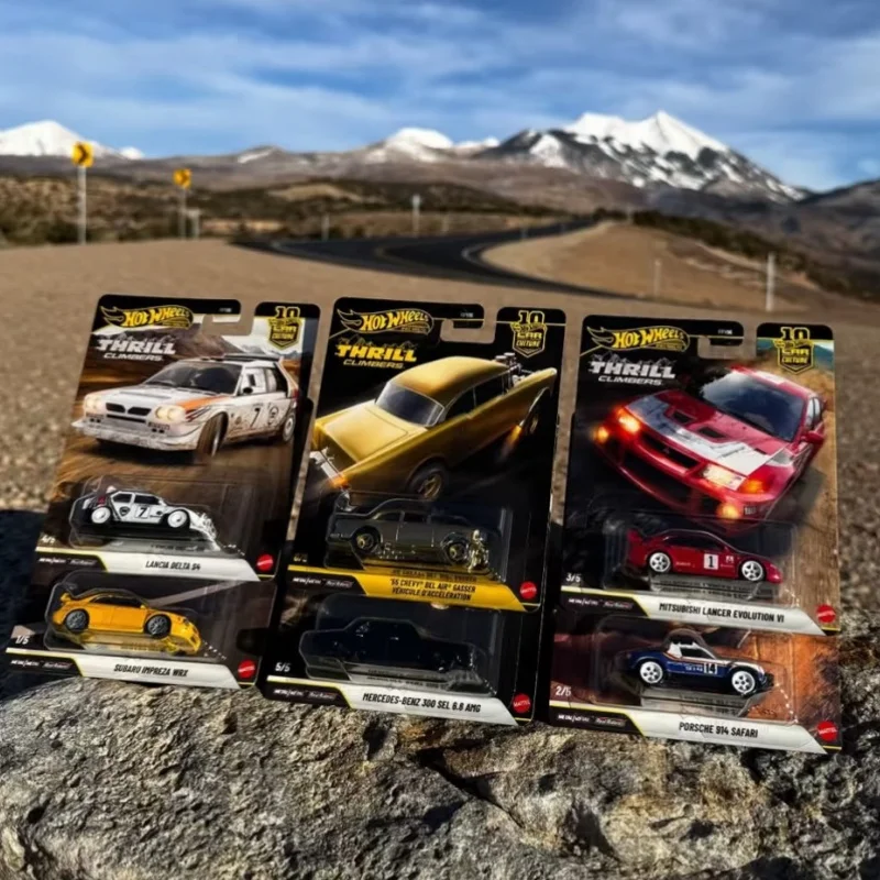 

В наличии Hot Wheels FPY86 Thrill Climbers Serise Benz Mitsubishi литье под давлением модель игрушки модель автомобили коллекция игрушки-сюрпризы подарок