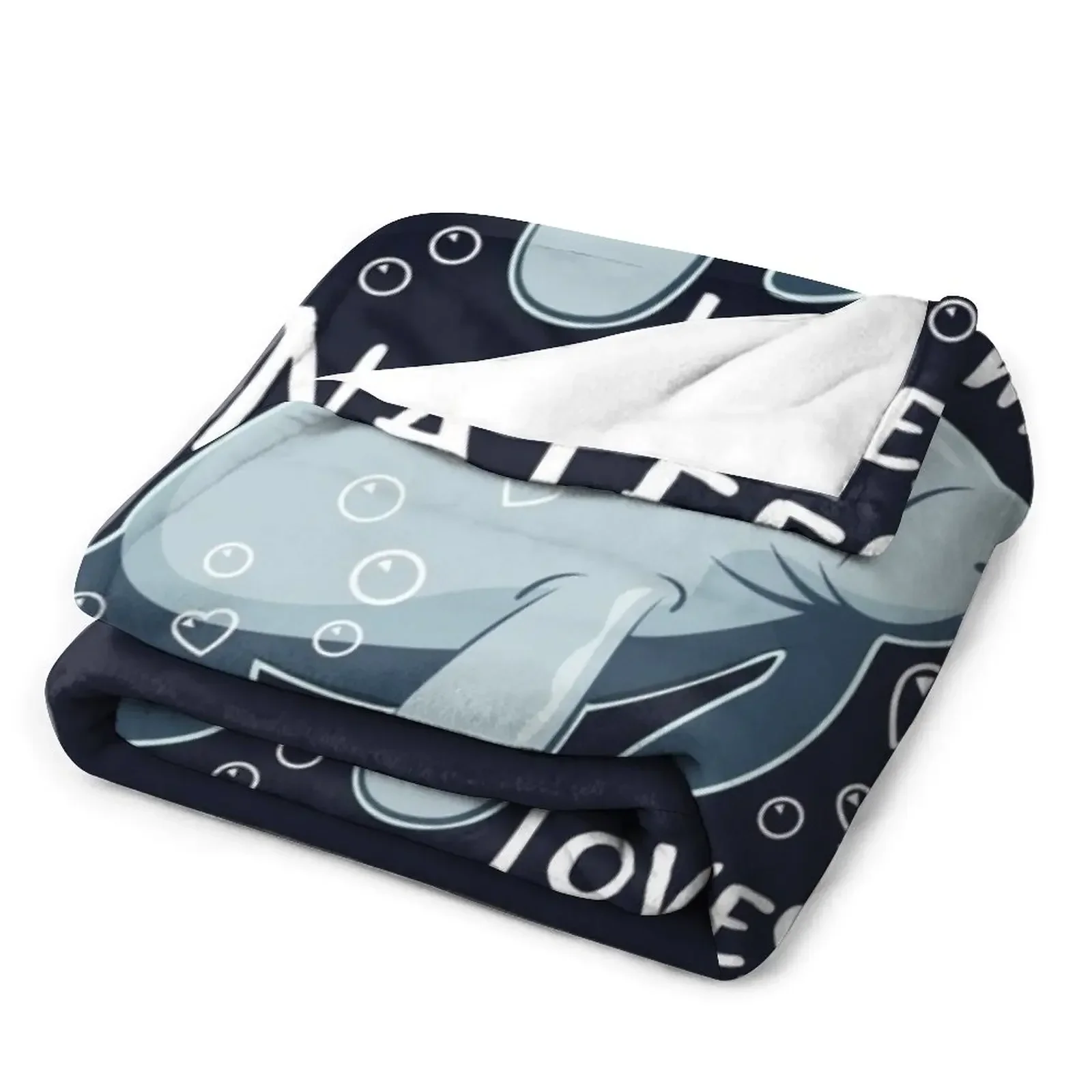 Just A Girl Who Loves Manatees - Cute Manatee Throw Blanket Luxury Decorative Throw For Decorative Sofa Blankets