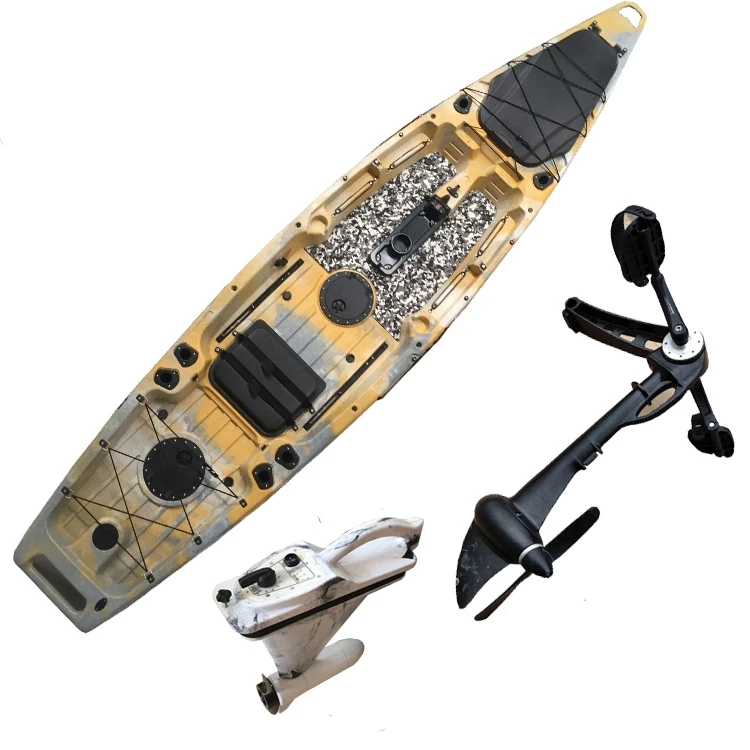 13FT KA34 Pedal Drive Fishing Kayak Top Right Single Fisher Touring Kayak Sit on Top 45kg
