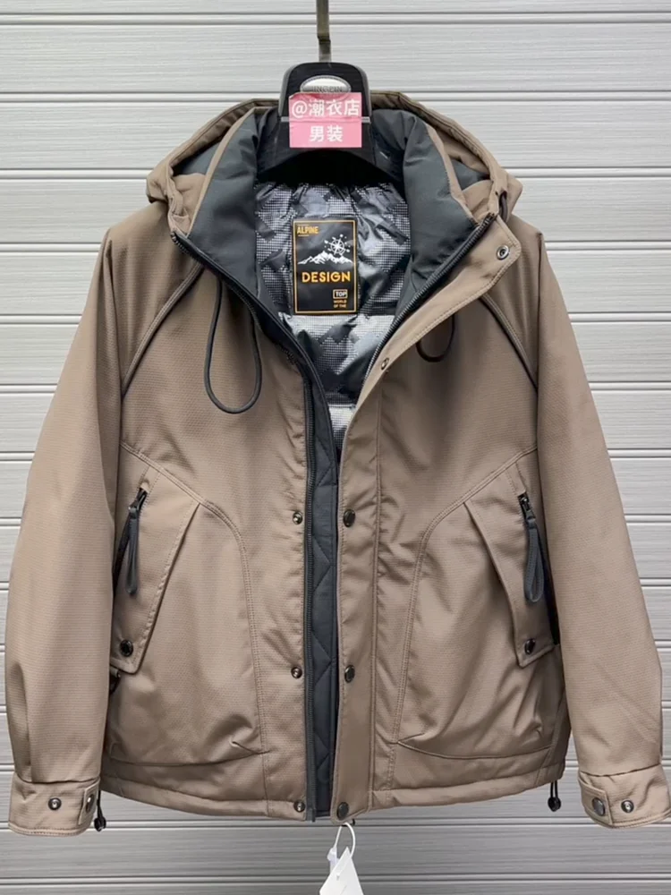 

Men's Hooded down Jaet Casual Faion High Quali Versatile Autumn Winter New Arrival Stand Fit Antibacterial Busin ...