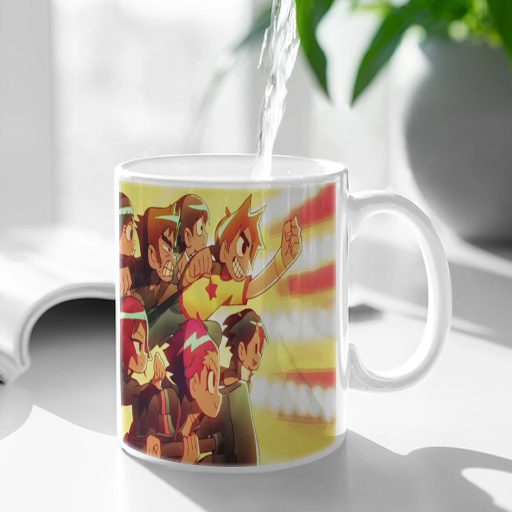 Anime Scott Pilgrim Free shipping Ceramic Cup Coffee Oatmeal Breakfast Cup Creative Personality Mug