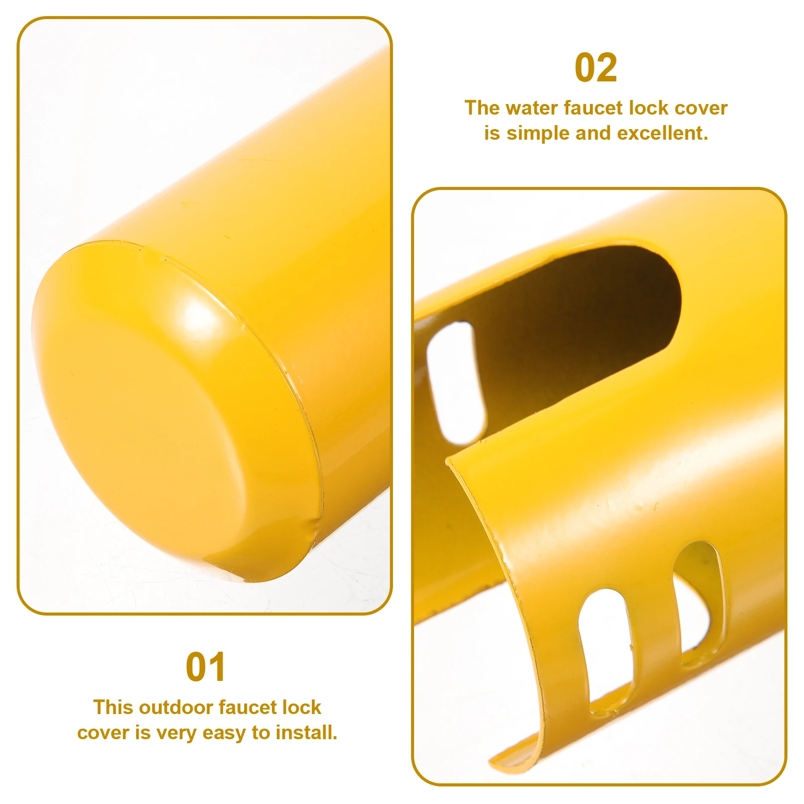 

Cover Outdoor Tap Spigot Outdoor Water Spigot Lock Durable Child-Proof Tap Faucet Lock Kitchen Faucet Accessories
