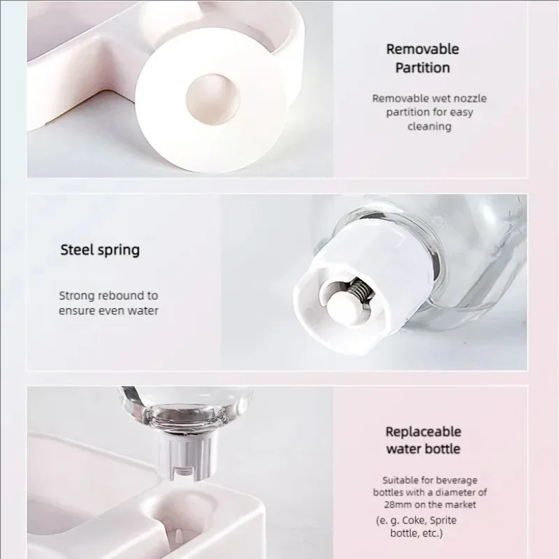 Xiaomi Youpin Cat Bowls Water Dispenser 2-in1 Pet Feeder Double Bowls With Automatic Drinking Bottle Reduce Rollover For Cat Dog