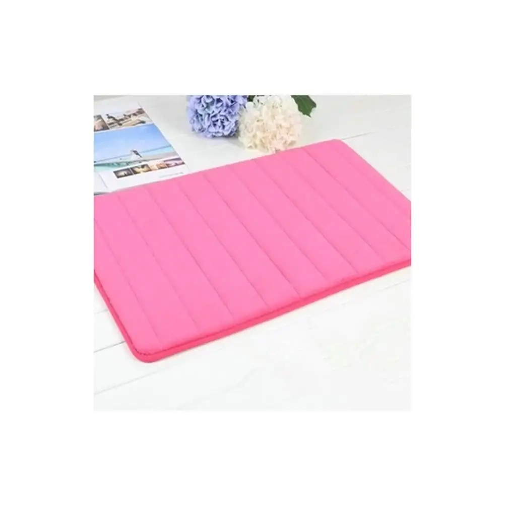 

Coral Door Mat High Density Memory Foam Mats for Bathroom Kitchen Living Room Easy Clean Non Slip Washable Rugs Floor Carpet