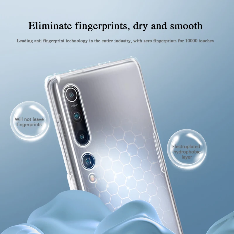 Funda de teléfono transparente y suave ultrafina para Xiaomi Mi 10 Ultra 10T Pro Lite Zoom Youth 10i 10S 10Pro 10Ultra 10Lite 5G