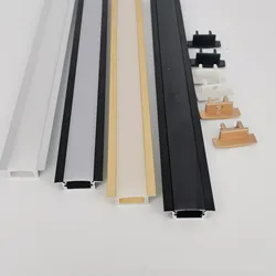 high quality Customized Skirting Board with LED Channel is Used for Lighting the Foundation Line of Corridor wall