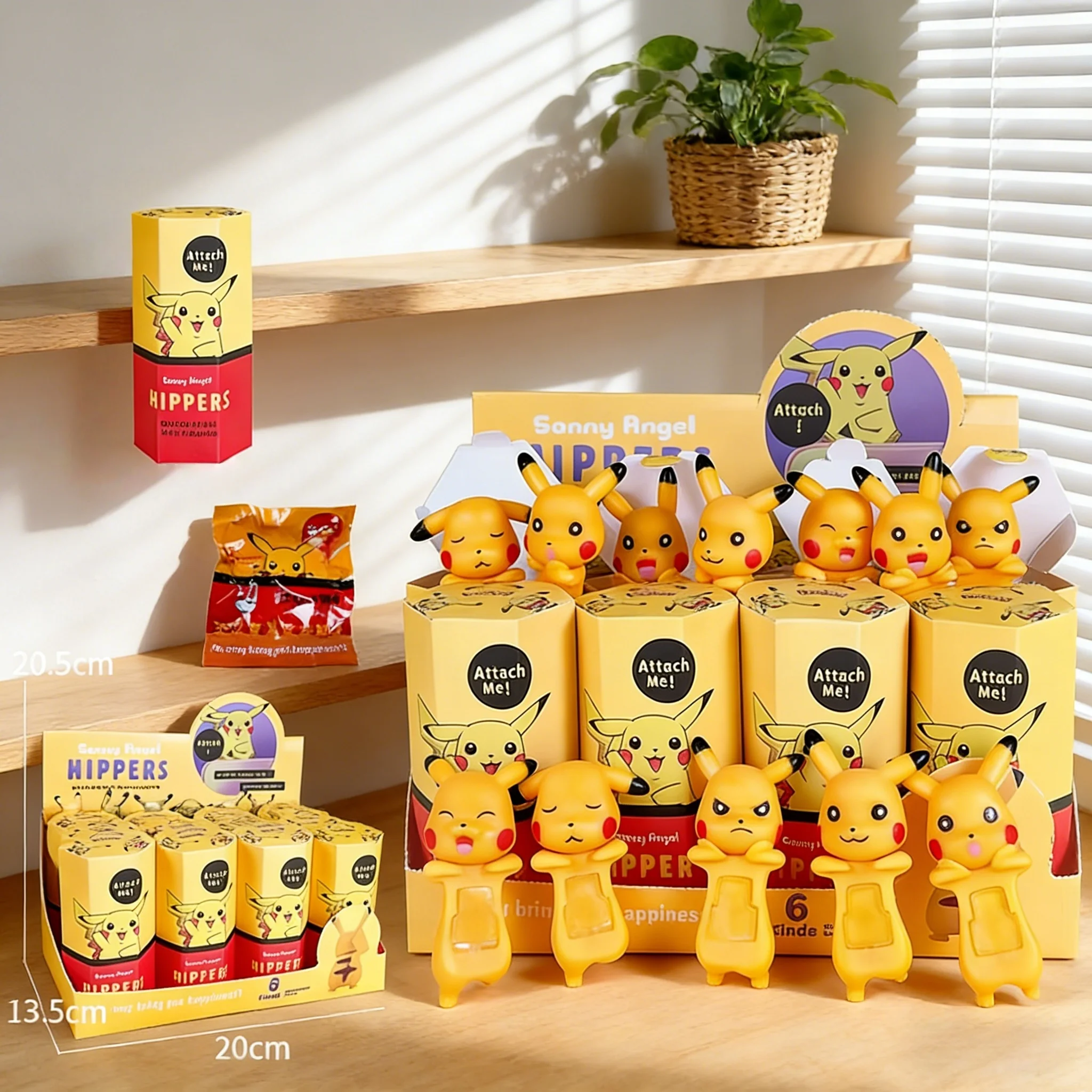 Boîte aveugle de poupée de fête elfe Pikachu, économique et abordable, Anime, voiture de jeu tendance, affichage Mobile, décoration, cadeau