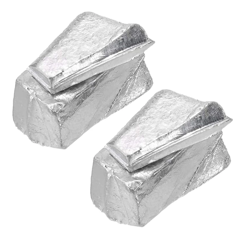 

2X 20G 99.995% High Purity Pure Indium In Metal Bar Blocks Ingots Sample 150 Degree Melting Point For Lab Experiments