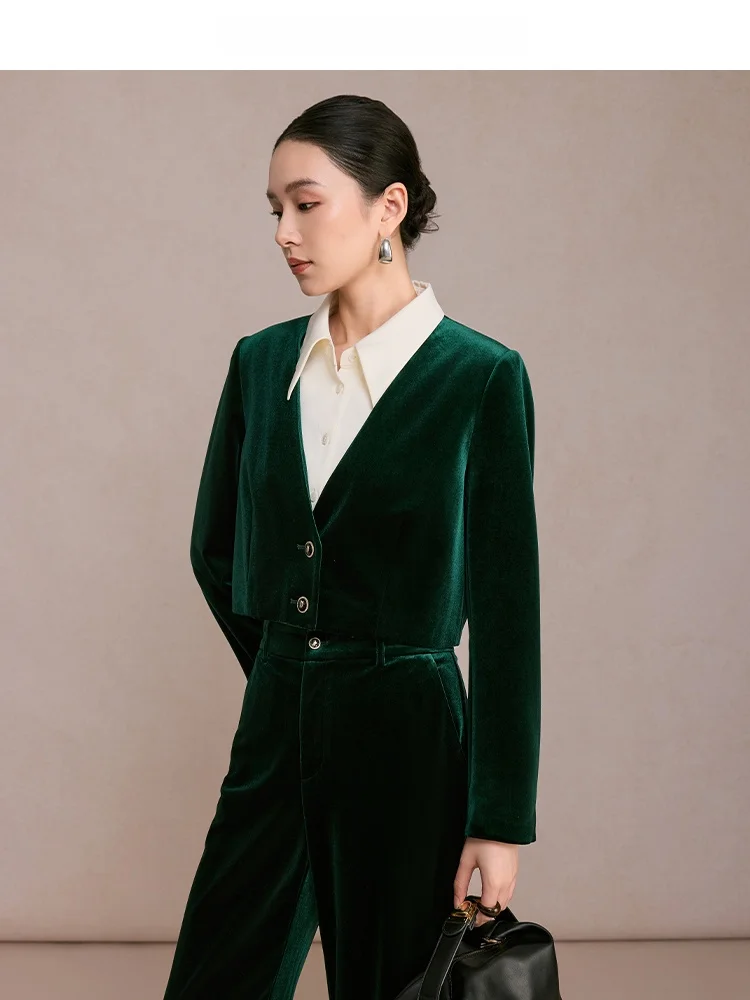 

Ele ort Velvet Ne Jaet женский эластичный шелковый бархатный топ винтажный весенне-осенний новое поступление от Mandisi