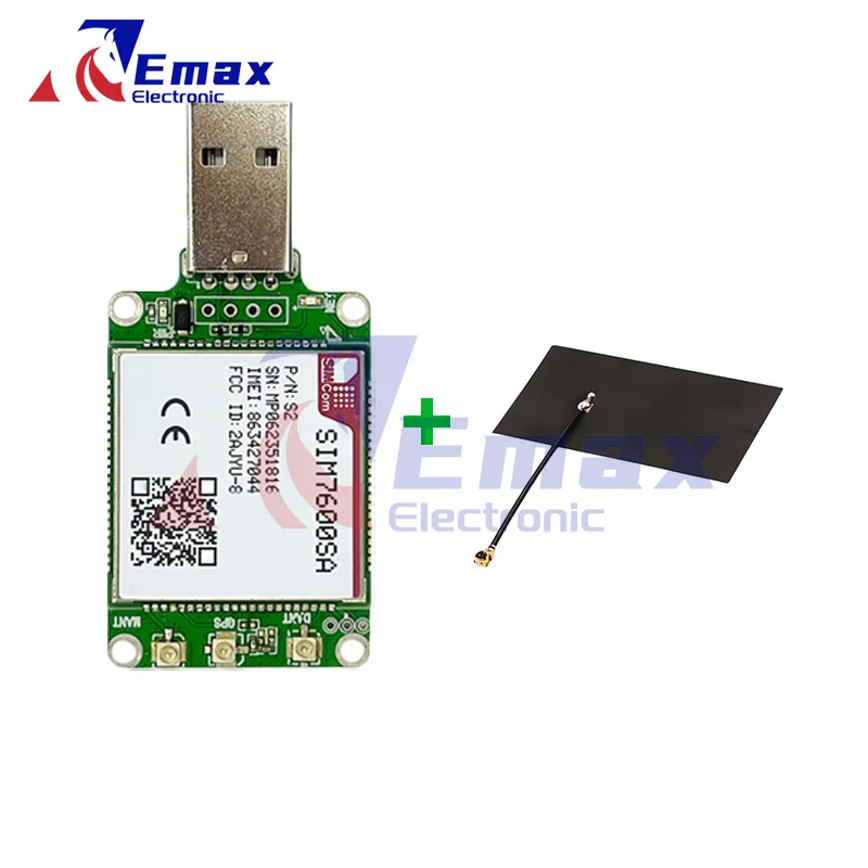 

SIMcom SIM7600SA LTE CAT1 USB Dongle breakout kit TE-A 1pcsnot supported GPS