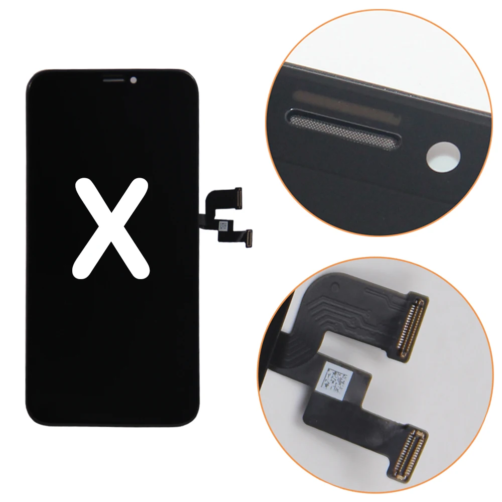 Screen Replacement For iPhone X OLED Touch Digitizer Assembly LCD Display For iPhone XR XS MAX 11 12 13 PRO Support True Tone