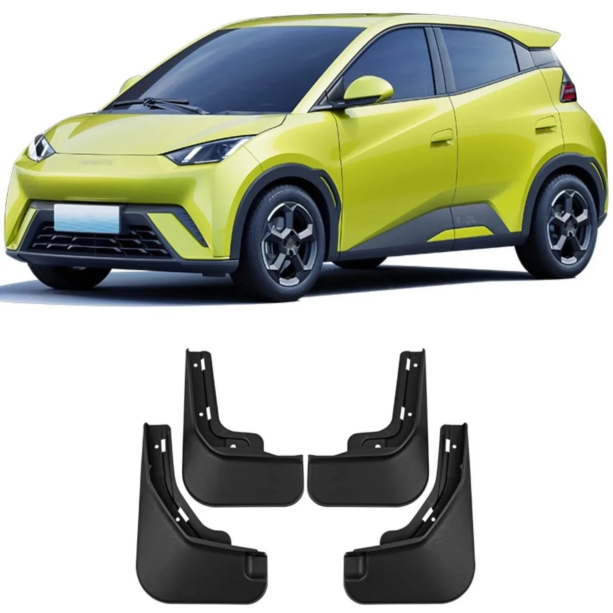 For Seagull 2023 Body Kit Front Rear Mudflaps Splash Guards Front Rear Fender Mudguards For BYD Seagull 2023 Car Accessories