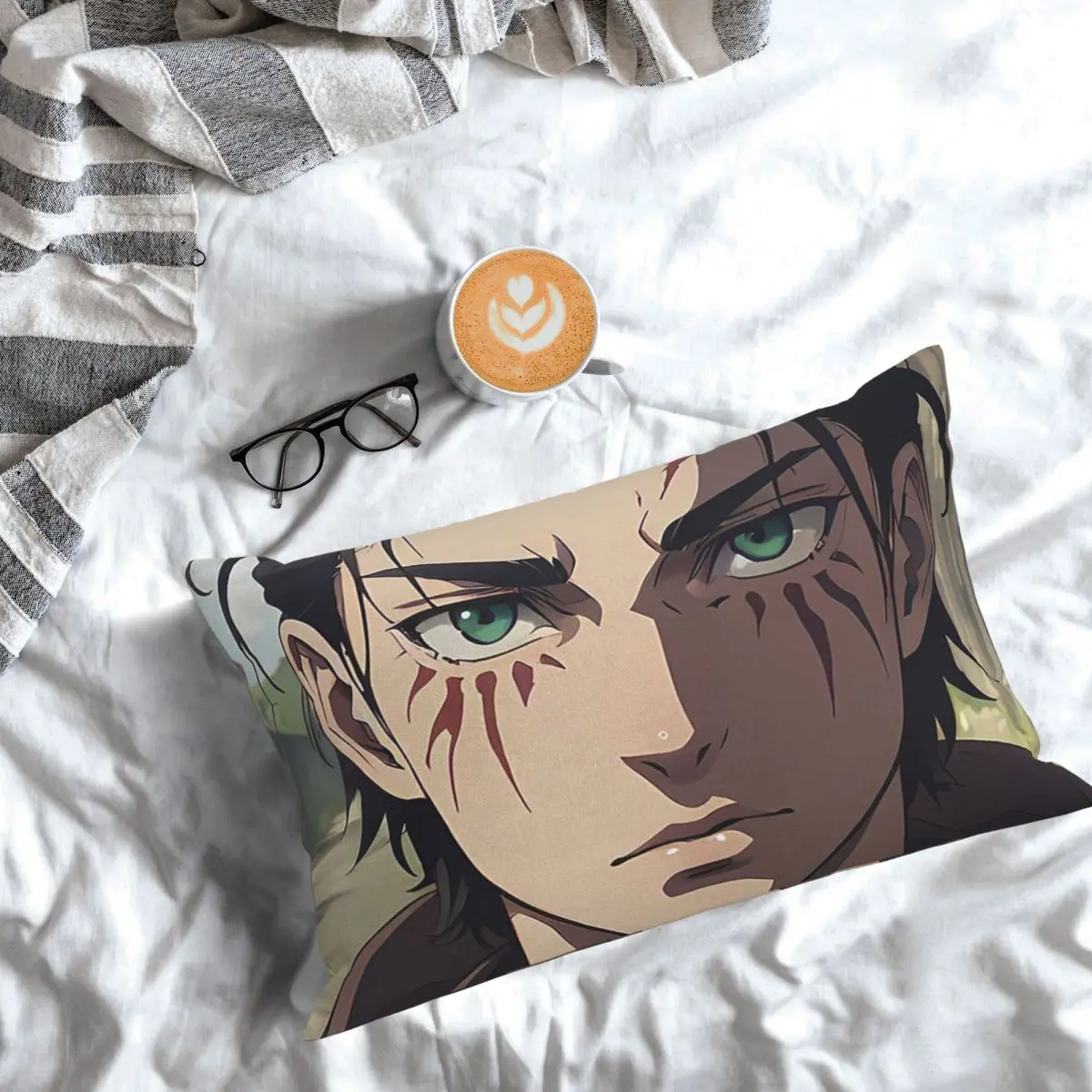 Attack On Titan Zeke Yeager Rectangle Pillowcase Cushion Cover Decorative Bedroom Bed Home Comfort Throw Pillow
