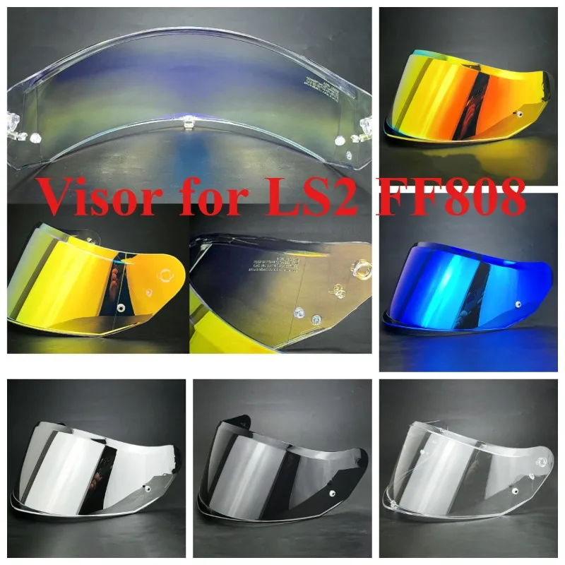 Visor for LS2 FF808 Helmet Lens Anti Fog High Impact Protection UV Cut Durable High Strength Viseira Capacete Accessories
