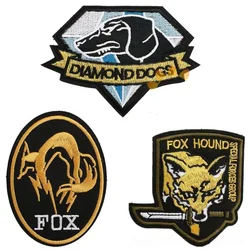 1/10PCS Set Wholesale Animal Head Embroidered Patch Wolf Head Morale Badge Tactical Accessories Armband Backpack Case Sticker