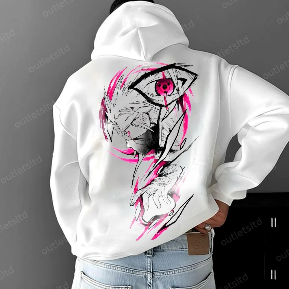 

Naruto Kakashi Sharingan Eye Hoodie,Sweatshirt,Anime Merch,Japanese Streetwear,Manga Tribute Design,Y2K Style,Fan Favorite