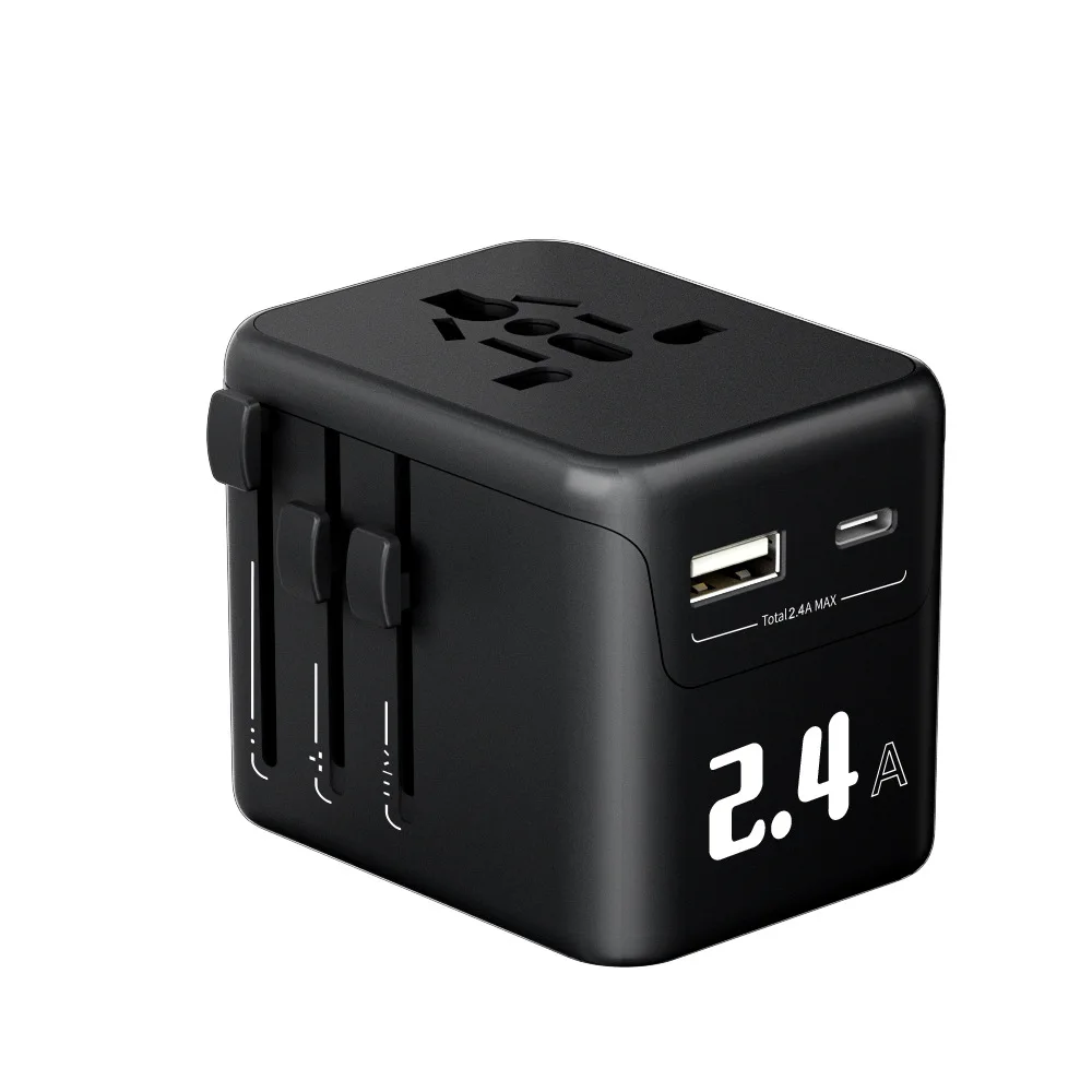 글로벌 유니버설 30W 여행용 플러그 변환기 EU 표준 무선 다기능 ABS 연장 소켓