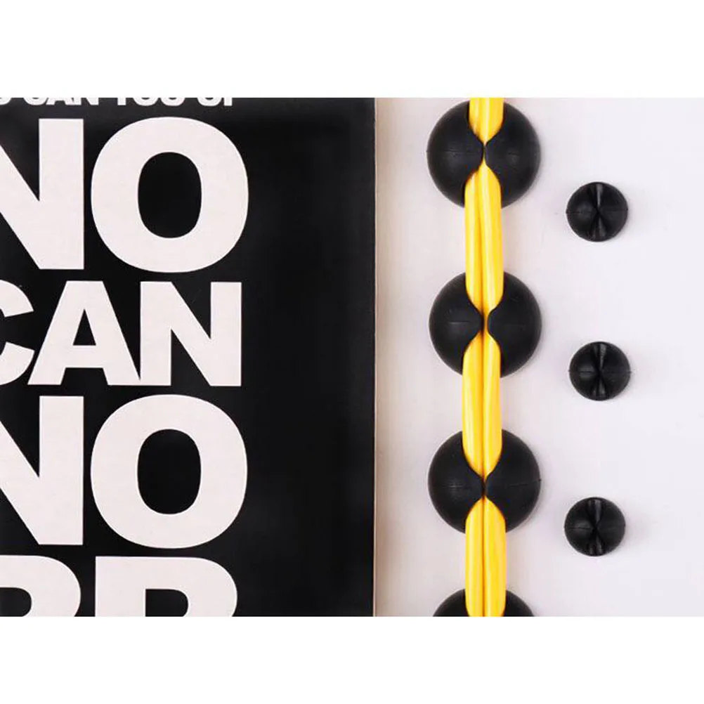 20 szt. Uchwytów na kable biurkowe, klipsy do kabli, organizer do kabli ładowania laptopa i PC, zarządzanie kablami na biurku