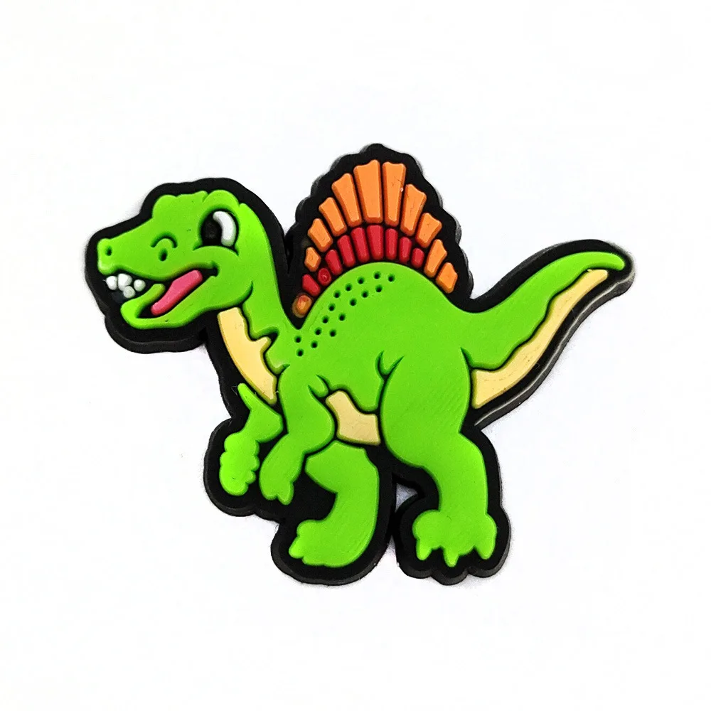 لطيف ديناصور سلسلة كهف أحذية زهرة الأحذية مشبك بولي كلوريد الفينيل لينة المطاط شخصية لتقوم بها بنفسك حديقة إكسسوارات أحذية مجوهرات