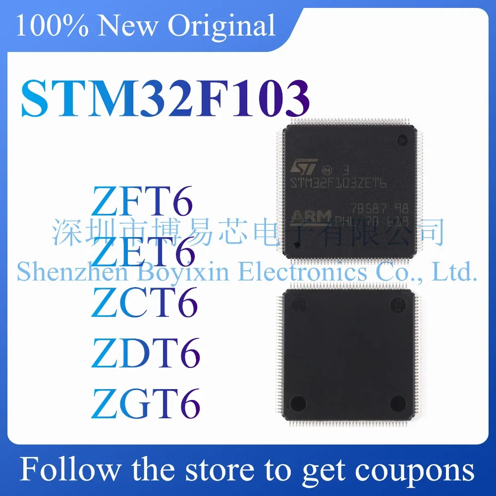 NEW STM32F103ZCT6 STM32F103ZDT6 STM32F103ZET6 STM32F103ZFT6 STM32F103ZGT6.Original Product.