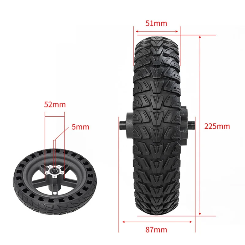 

A48I 8.5X2 Inch for Xiaomi M365 Pro Electric Scooter Motor Wheel Scooter Accessories Replacement Of Driving Wheels,Tire