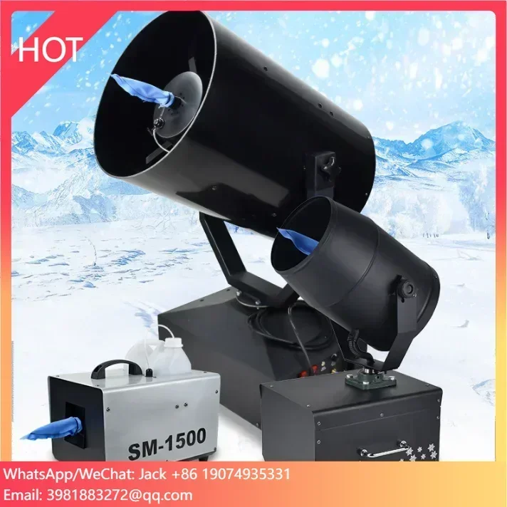 Outdoor Party Events 2000w 3000W Snow Machine Christmas Party Artificial  Stage Snow Make Simulation Snowflake Jet Machine