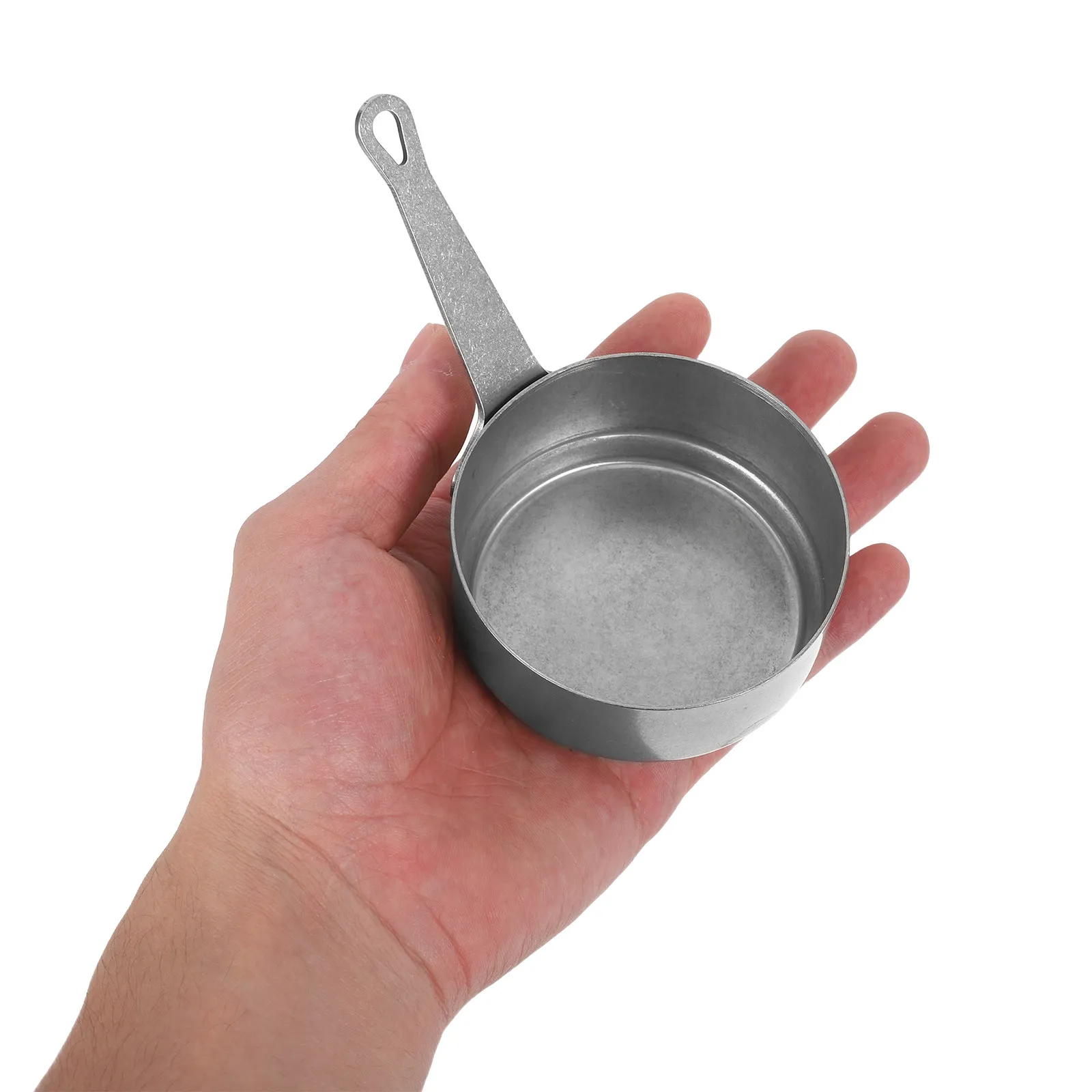 

Stainless Steel Sauce Bowl with Handle Sand Surface Multipurpose Saucepan for Dipping Sauce Butter Cheese Chocolate
