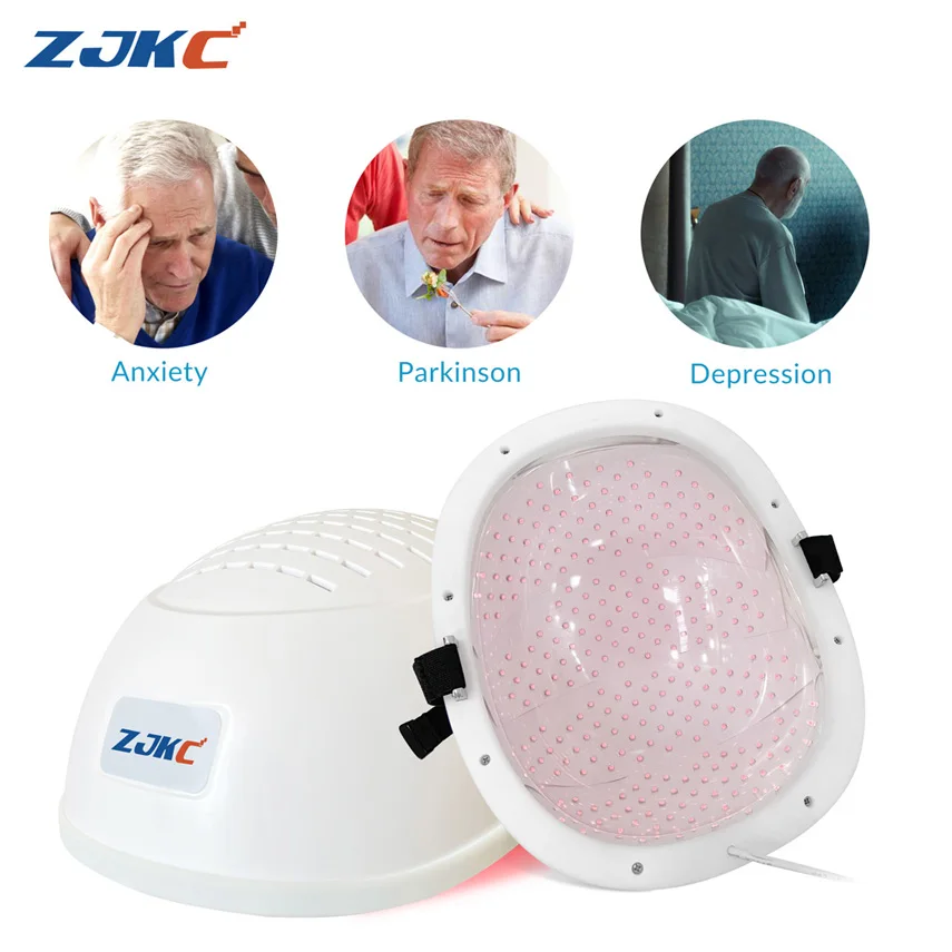 

ZJKC 810nm Treatment for Stroke Patients Led Helmet Near Infrared Light Brain Photobiomodulation Therapy for Alzheimer Parkinson