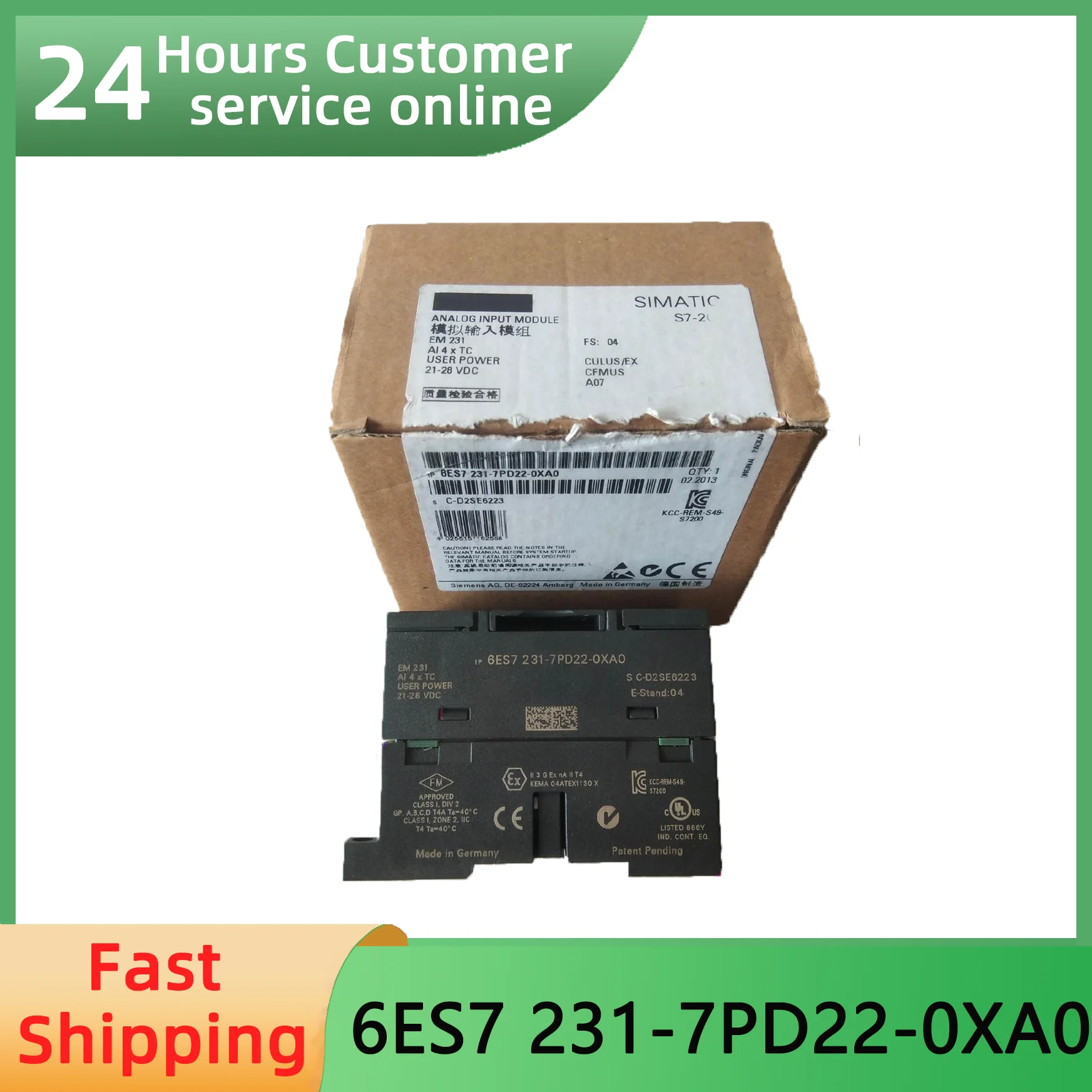 1PCS Used Siemens PLC 6ES7 231-7PB22-OXA8 Tested in Good condition Fast 1PCS Used Siemens PLC 6ES7 231-7PB22-OXA8 Tested in Good condition Fast