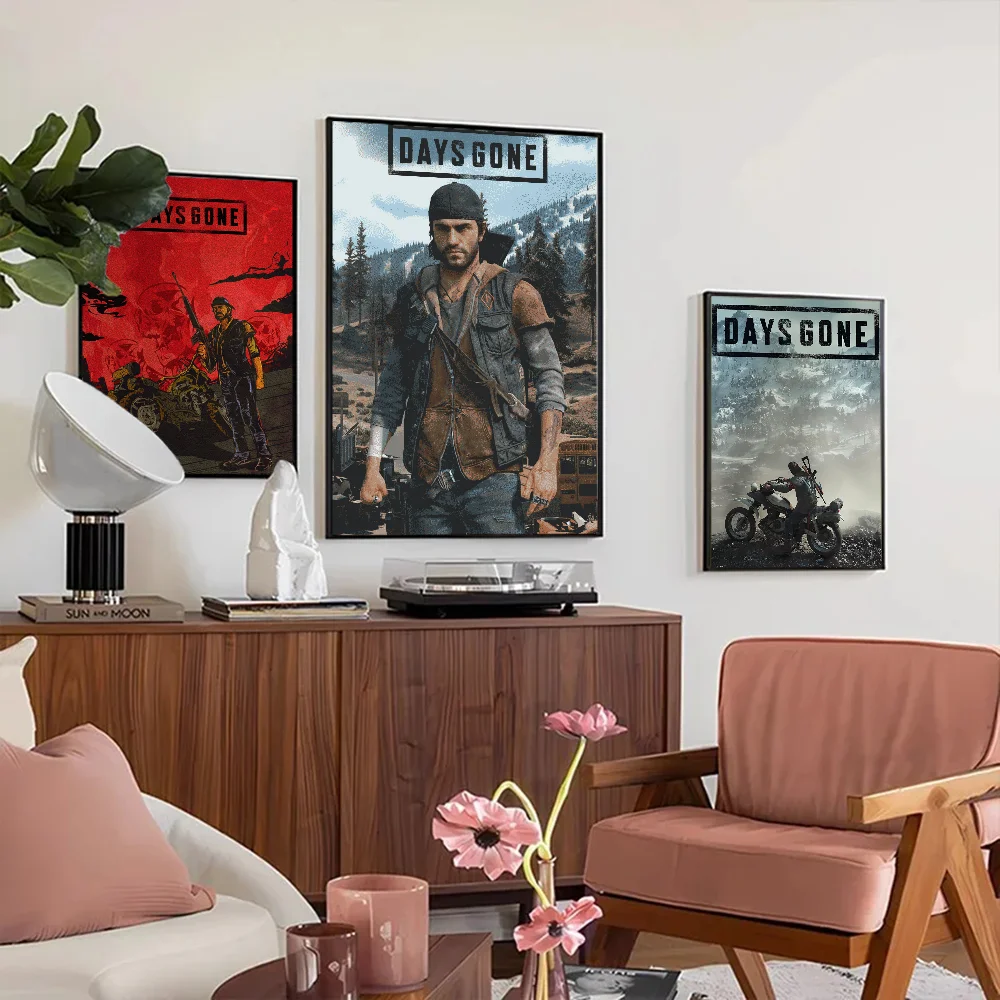 Days Gone Game Poster Good Quality Prints and Posters HD Quality Poster Wall Art Painting Study Home Decor