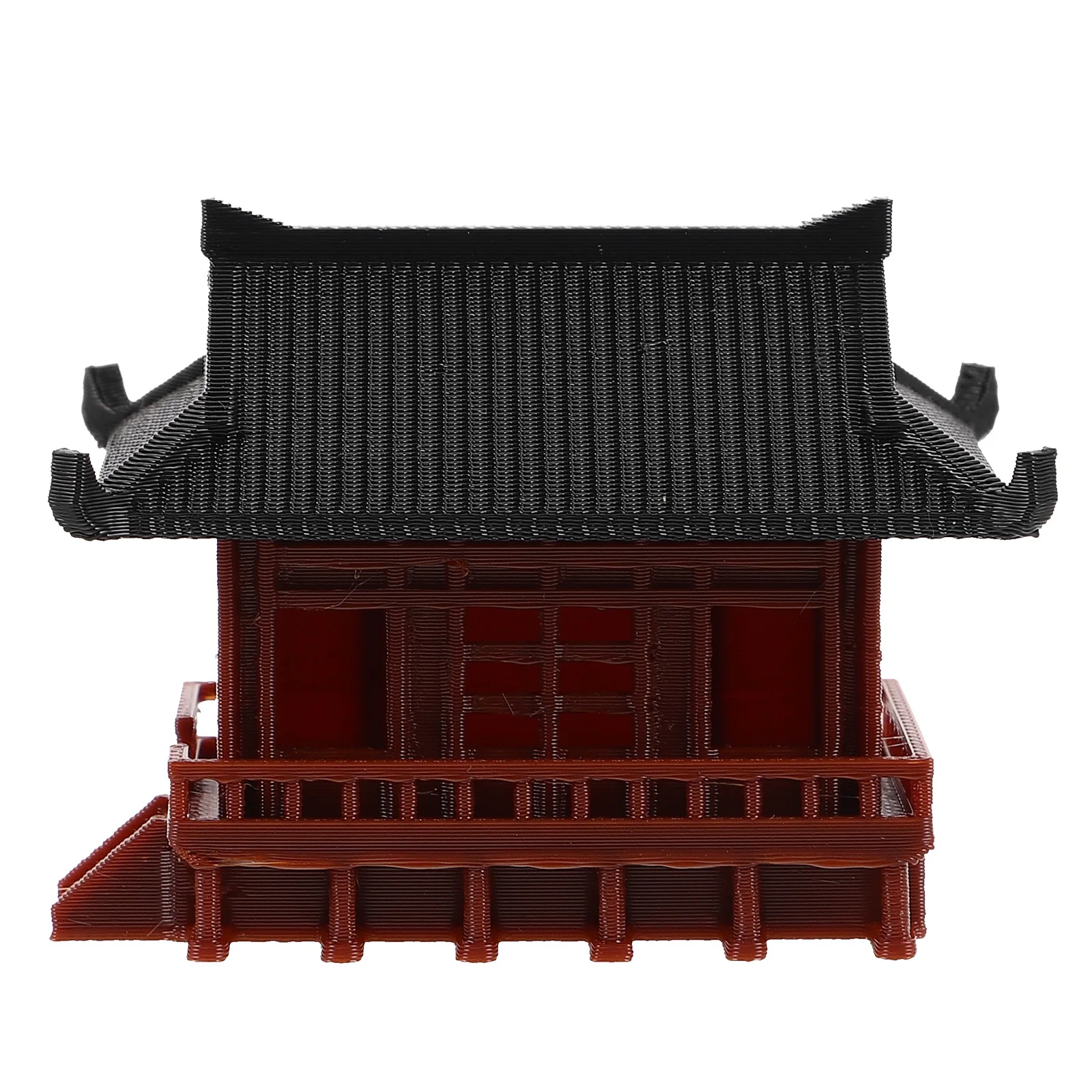 

Miniature Ancient Style Pavilion Ornament For Desk Decor Fish Tank Landscaping Small Statue Home Garden Japanese Terrarium