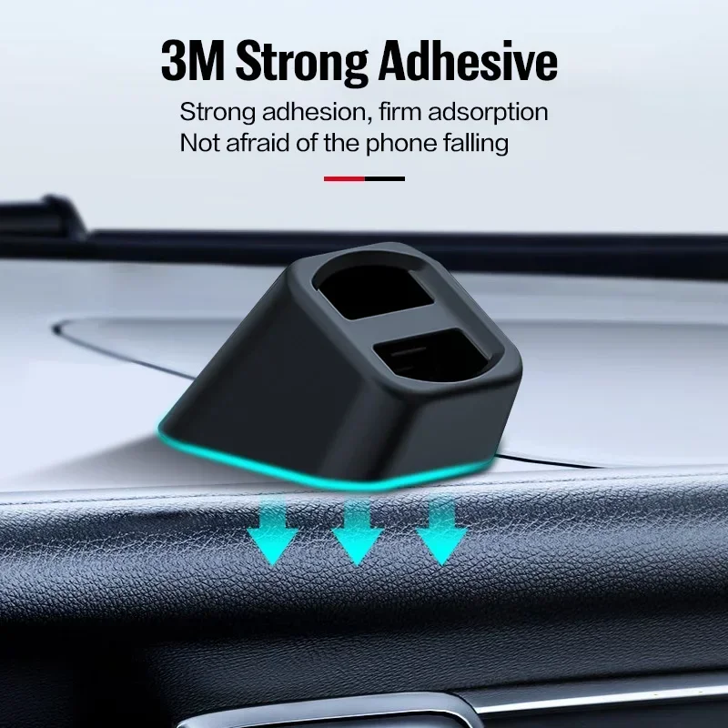 Universal Mobile Phone Bracket Base In Car Dashboard Phone Holder Car Air Outlet Clip Cellphone GPS Stand Cradle Car Accessories